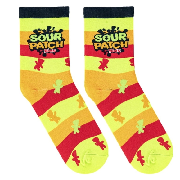 Crazy Sour Patch Kids Novelty Socks - Picture 4 of 5